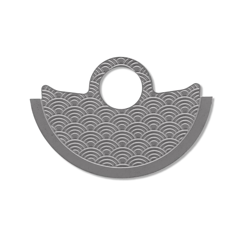 NH35 NH36 Wavy Pattern Automatic Hammer Rotor Metal Patch for 4R35 4R36 NH35 NH36 7S Movement SKX007 Watch Repair Guard Parts