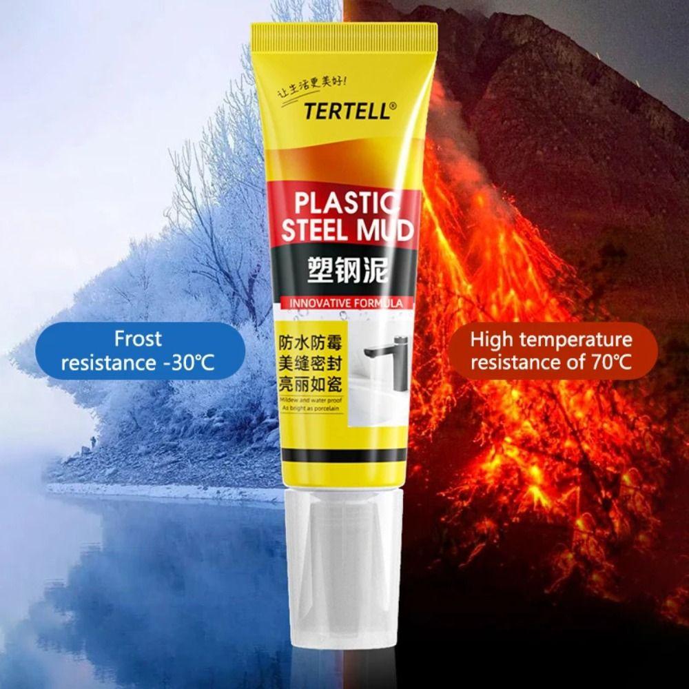1 Pezzo Pasta Epossidica Antimuschio Colla Sigillante Impermeabile Plastica Acciaio Fango Dedicato per Lavello da Cucina