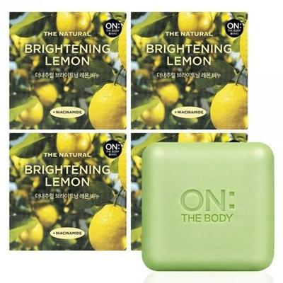 On the Body Erfrischende Zitronenverbene Seife 90g, 4 Stück