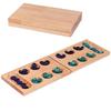 Mussels Foldable Pine Wood Mancala Board Game