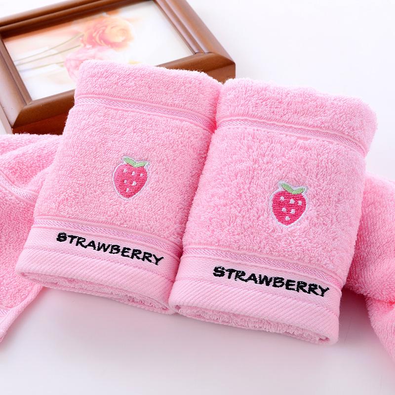 Jieliya Pure Cotton Cartoon Baby Face Wash Towel - Ultra-Absorbent Children's Towel