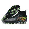 Large Size Football Shoes Men's High-top Teenage Students Game Training Shoes Artificial Grass Long Broken Nails Football Shoes