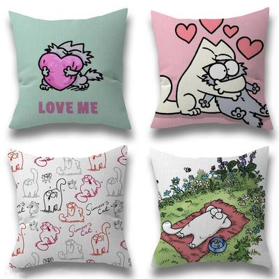 Kawaii Simons Katze Anime Personalisierte Kissen Staubschutz Schlafzimmer Kinder Party Dekoration Kissenbezug Geburtstag Kinder Geschenk