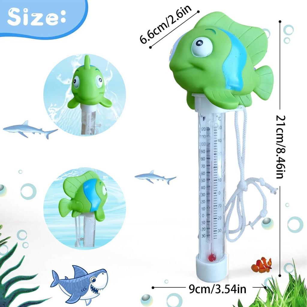 Floating Pool Temp Gauge Cute Indoor Temperature Meter Pool Floating Easy Read Temp Gauge For Cold Plunge Hot Tub Ice Bath SPA