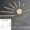 Round Head Brass Nails for DIY Projects and Picture Hanging
