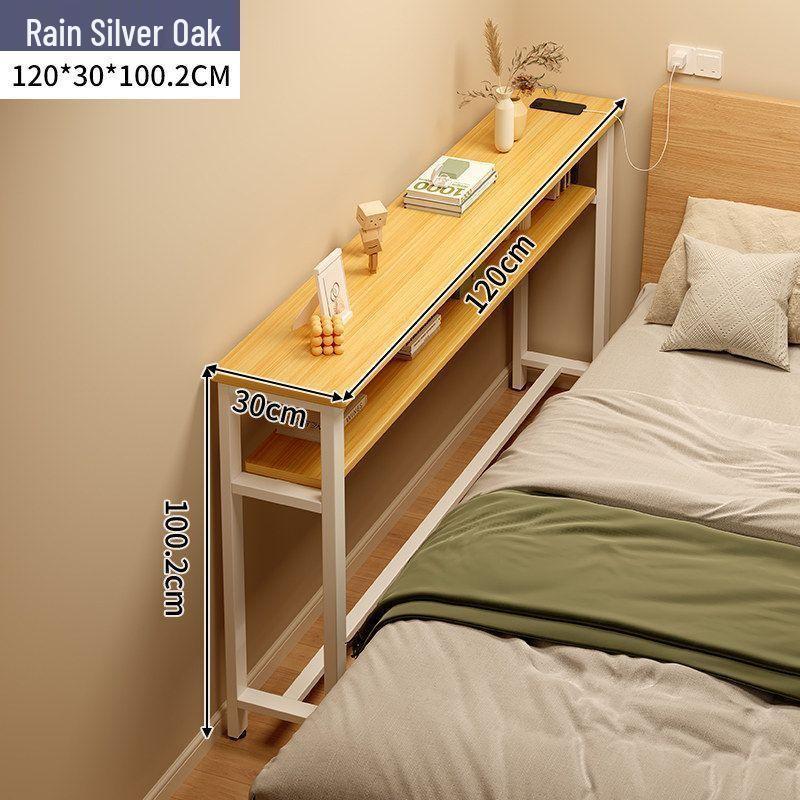 Wall-Leaning Bedside Gap Storage Rack