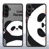 Cute Panda Case for Samsung Galaxy A06 A05 A70 A13 Note 20 Ultra 10+ 9 8 A15 A16 A50 A14 A12 A30 Back Phone Cover