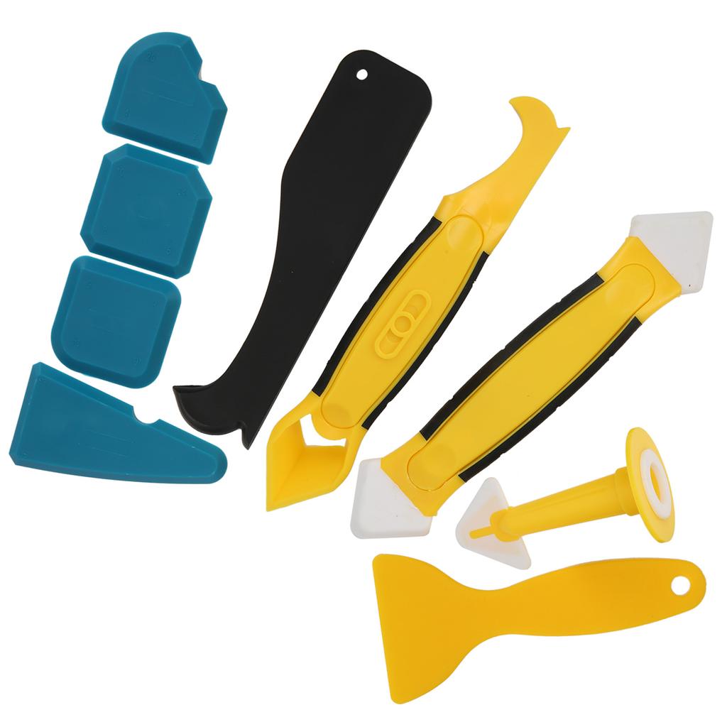 9Pcs Sealant Tool Finishing Set Remover Caulking Grout Scraper for Bathroom Window Kitchen