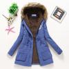 Giacca da donna in cotone spessa con cappuccio, stile coreano, Autunno/Inverno 2025
