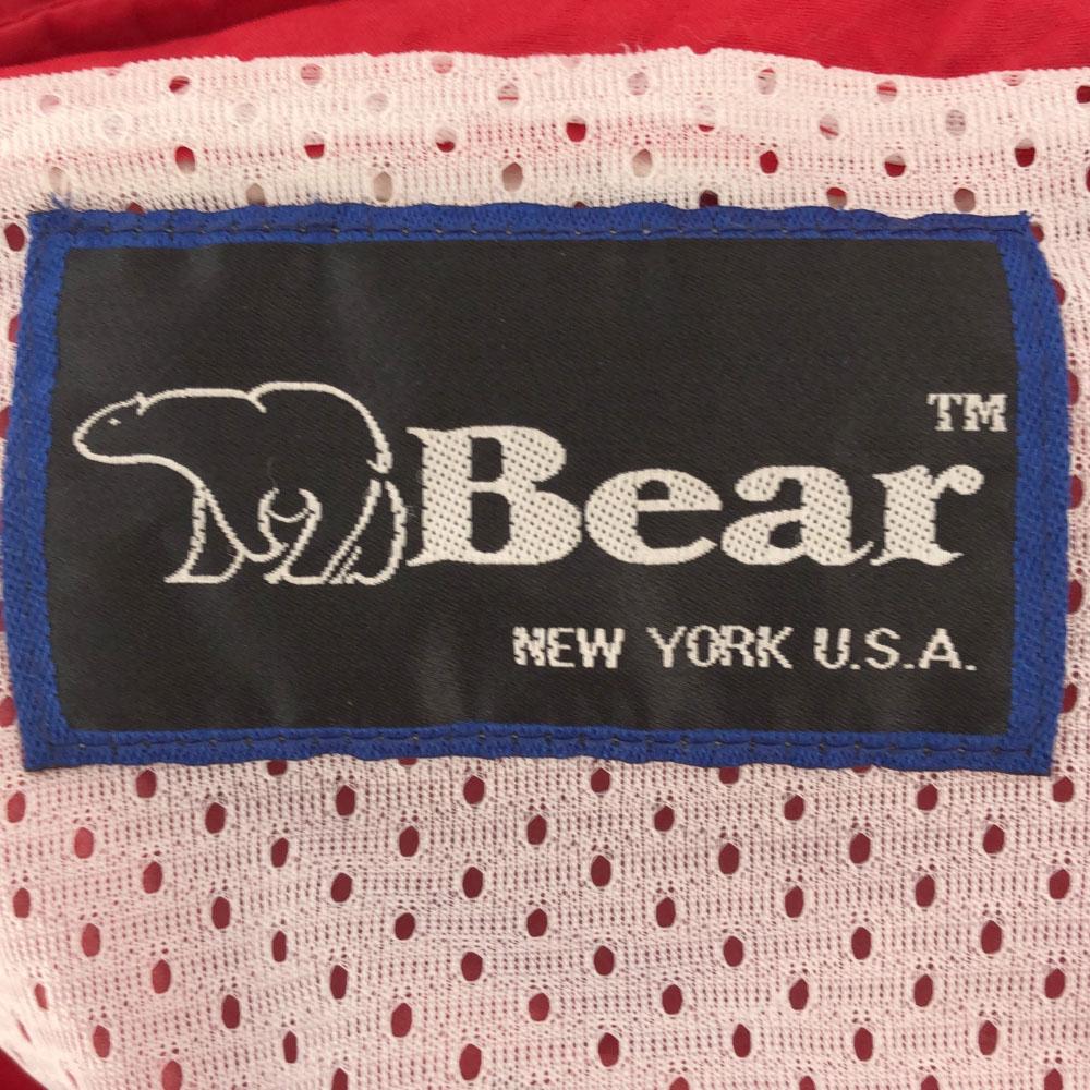 Bear 90s Nylon jacket M Red Mesh lining, old Men's Used