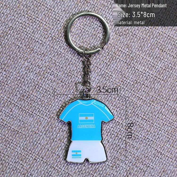 2026 World Cup USA-Canada-Mexico Double-Sided Jersey Keychain