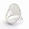 [World Accessories Carmelo] Flower of Life, Divine Geometry, Flower of Life, Sterling Silver 925 Ring (11)