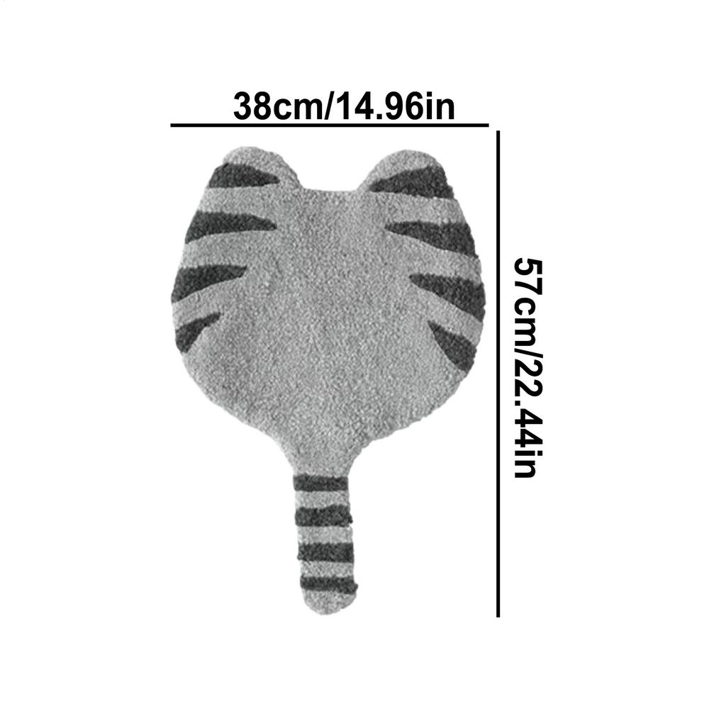 Almofada de Cadeira de Espuma de Memória de Gato de Desenho Animado Capa de Almofada de Assento Macia Art Déco Multiuso Almofada de Assento Fofa para Escritório Dormitório Cadeira de Carro