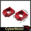 CNC Aluminum 15mm Chain Axle Tensioner Adjuster Blocks For Pit Dirt Bike Motorcycle Motocross Motard