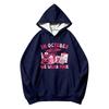 Unisex Long Sleeve Hoodie with Print and Pocket