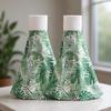 2Pcs Space Saving Hanging Hand Towels Quick Dry Absorbent Leaf Pattern Kitchen Tie Towel Dish Cloth with Hanging Loop