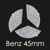 Bling Car Steering Wheel Emblem Logo Sticker Accessories Compatible with Volkswagen, Crystal DIY Diamond Interior Cover Badge Decorations