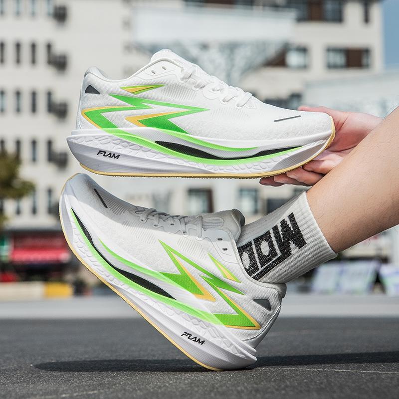NEW Running Shoes Carbon Board Marathon Men Sports Breathable Lightweight Women's Comfortable Athletic Nonskid Sneakers Casual