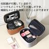 FLORPERRY Makeup Makeup Cosmetic Storage Makeup Small Item Storage Cosmetic Travel Travel Storage Vanity Business White Pouch, Multifunctional,