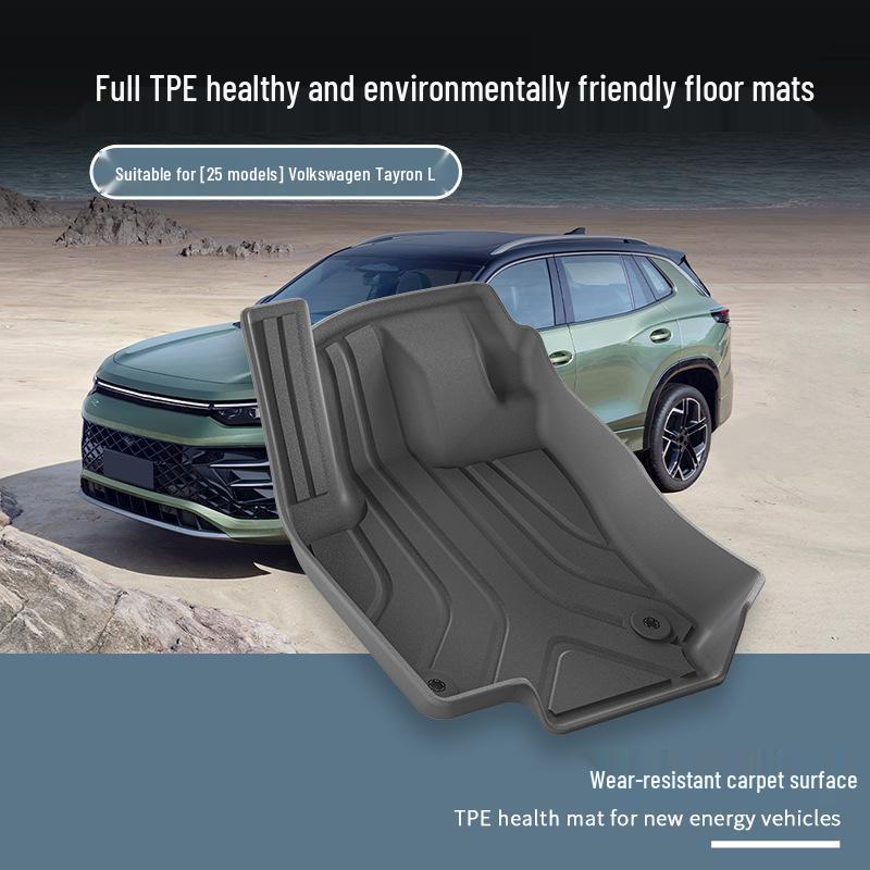 Custom TPE Trunk and Floor Mats for 25 Volkswagen Tayron L Models - Durable and Wear-Resistant