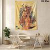 Bad Aesthetic Wall Tapestry Tapestry Fashion Print Wallmounted Homestay Soft Decoration Tapestry Atmospheric Background Cloth Home Decor