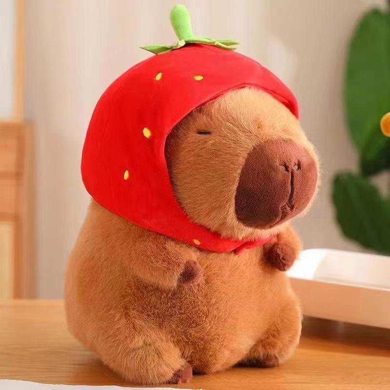 

Плюшевый кулон капибара, брелок для рюкзака, подарок, кукла Capybara Plush Pendant