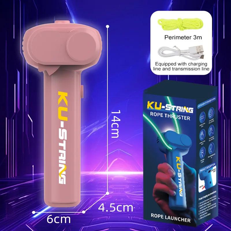 Glow-in-the-Dark Touw Lanceer Speelgoed Voor Kinderen En Volwassenen, Oplaadbaar Led Lichtgevend Touw, Handheld Stressverlichtingsspel Cadeau Plezier