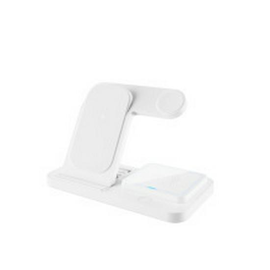 Încărcător Wireless Rapid 3-în-1 de 15W pentru Apple Watch, Căști și Telefon