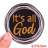 Black Series Letter Embroidered Patches Jackets Backpack Sew Badges Personalized Letter Slogans Iron On Patches For Clothing 