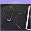 Chic And Stylish Zipper Lockbone Necklace In Gold And Silver Perfect For Unisex Fashion Lovers