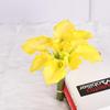 12-Head Artificial Calla Lily Bouquet for Photography Props, Soft Glue Mini Flowers