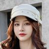 Hat Retro Gatsby Cap For Women Flat Top Ladies Star Beret Sailor Hat Duck Tongue Cap Newsboy Hat