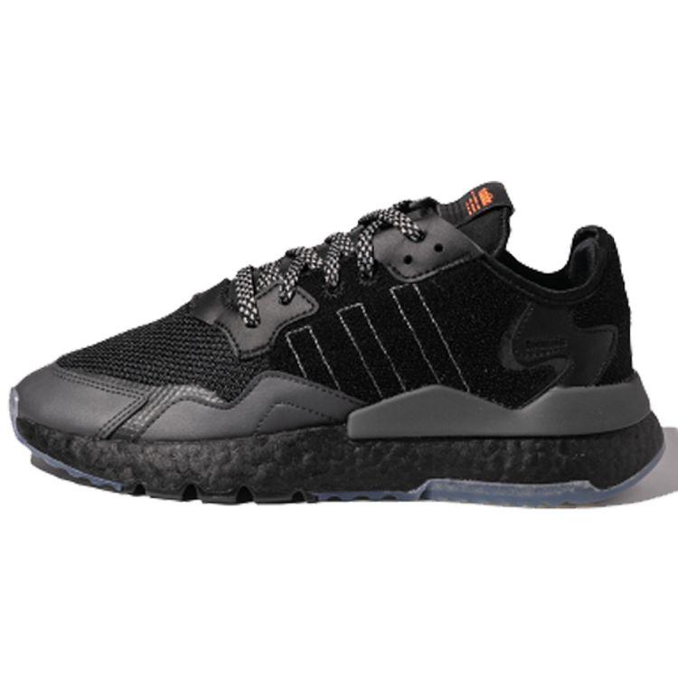 

Черные кроссовки унисекс adidas Nite Jogger Core солнечно-красные FW4279
