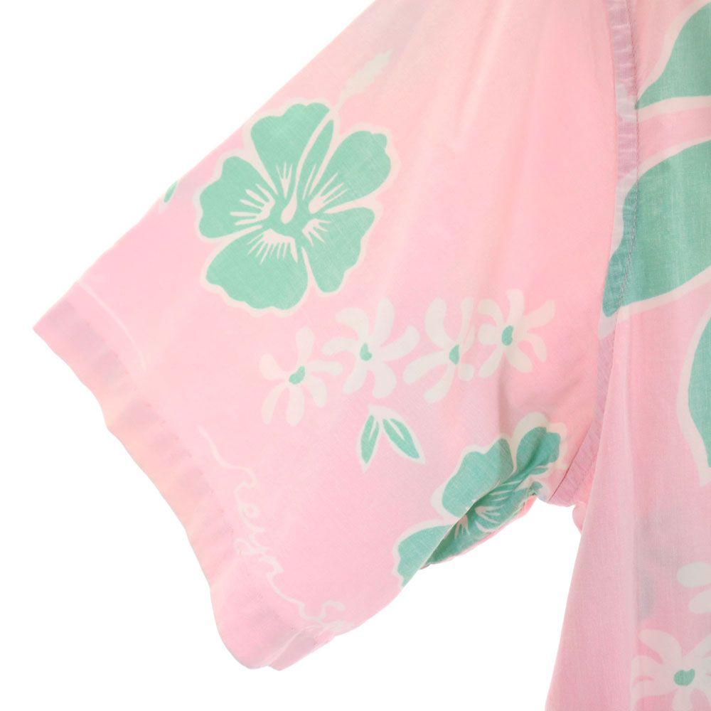 Reyn Spooner 90s 00s Old All-over Reverse Print Short Sleeve Half Button Button Down Shirt Men's Used