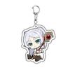 Acrylic Keychain For Anime Frieren Cartoon Figure Himmel Key Chain Ring Pendant Jewelry Fans Gift Cosplay Bag Accessories Gift