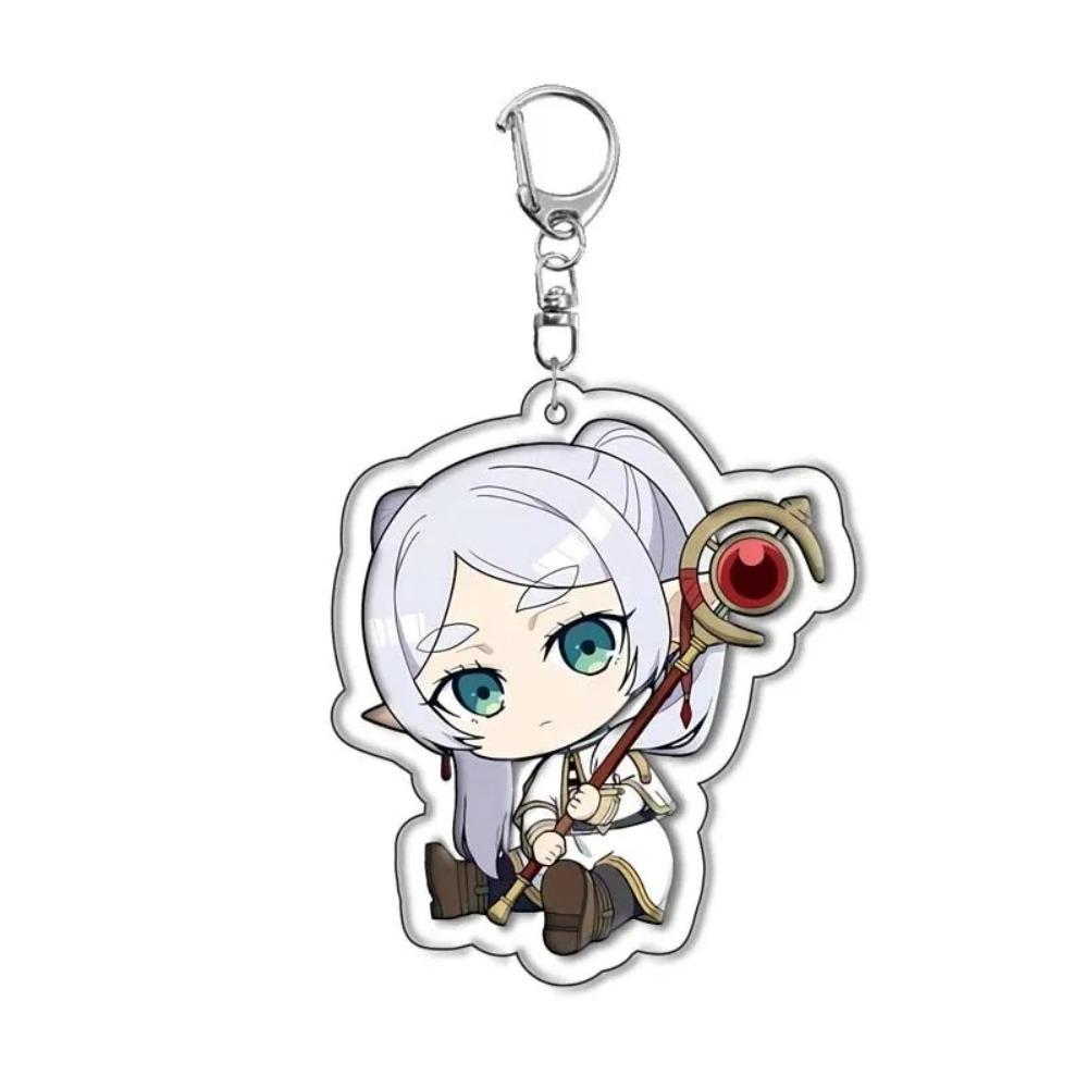 

Acrylic Keychain For Anime Frieren Cartoon Figure Himmel Key Chain Ring Pendant Jewelry Fans Gift Cosplay Bag Accessories Gift About 5CM