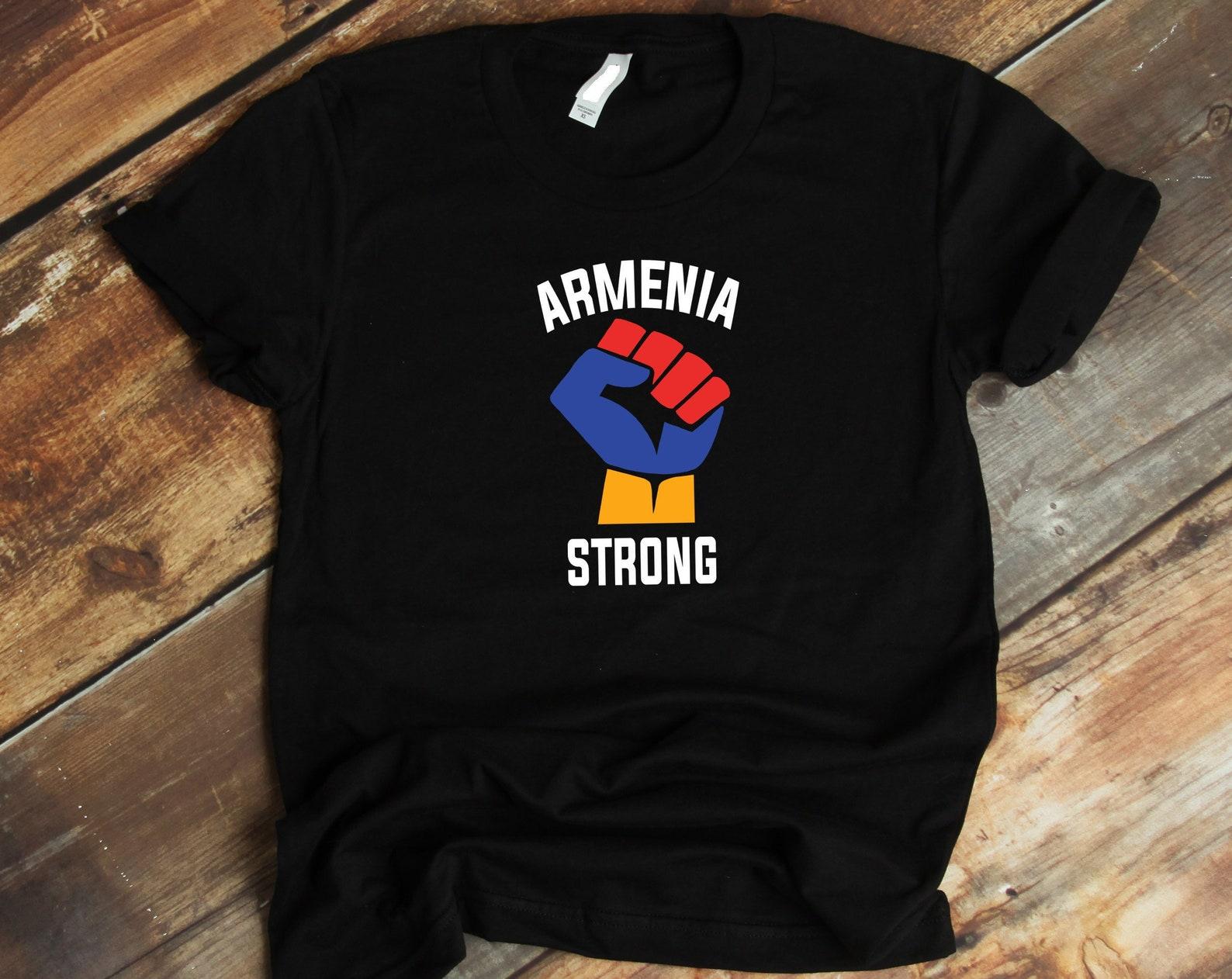 Armenia Strong Tee Shirt, Armenia T shirt, Armenia Patriot, Support Armenia, I Stand With Armenia, Armenia Resist Graphic Tee XL