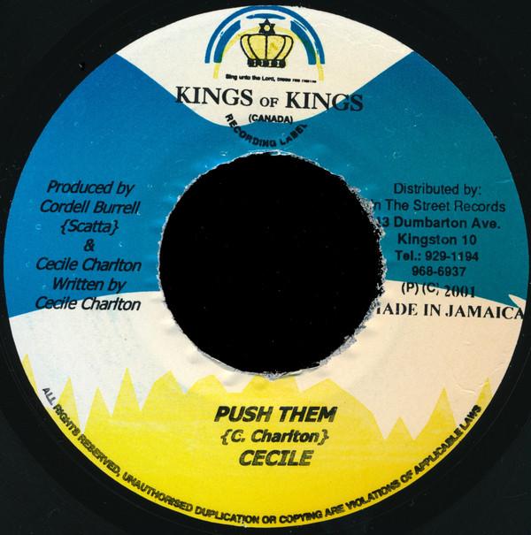 

7inch Record CE CILE - Push Them NONE Kings Of Kings 2001 Jamaica Reggae, Ska & Dub Used