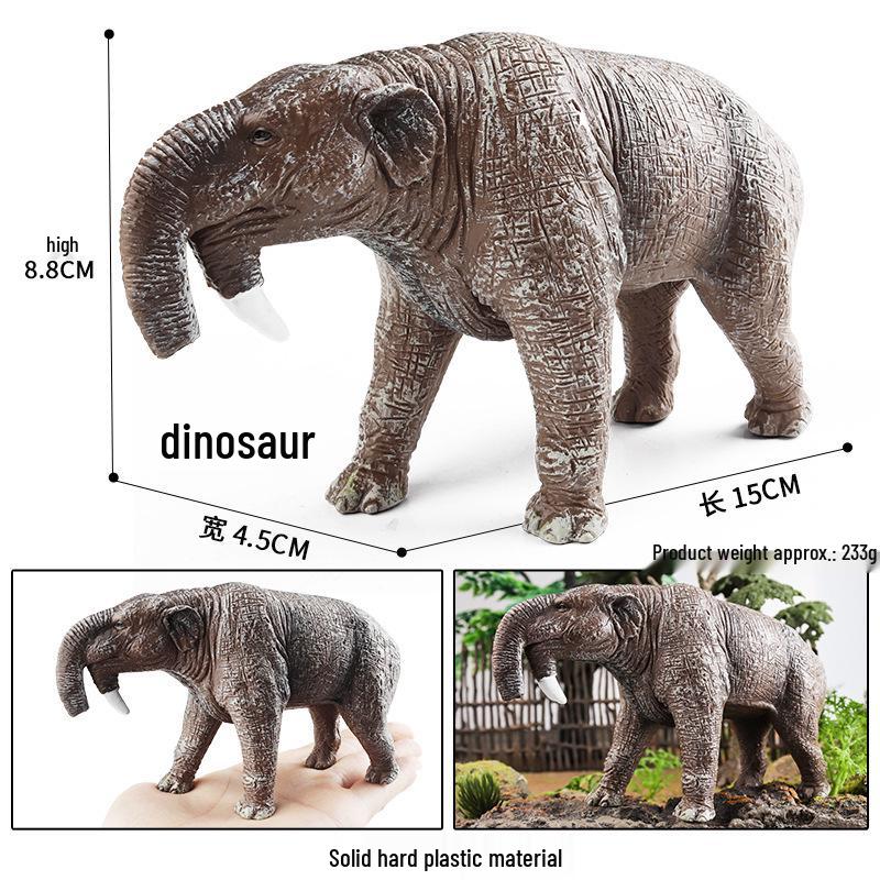 Wildlife Elephant Simulation Toy: African & Asian Elephant Model for Children