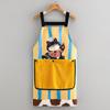 Cute Cartoon Cat Dog Apron With Large Wipe Hand Pocket Waterproof Sleeveless Bib Apron For Kitchen Cooking Household Cleaning