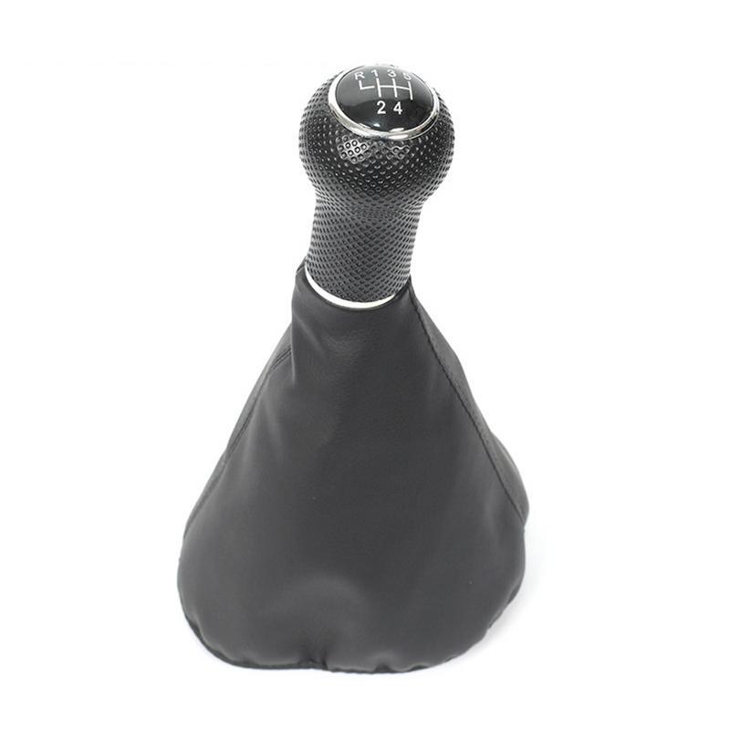 PU Leather 5Speed Gear Shift Knob for Golf MK4 Bora POLO for SEAT CORDOBA INCA IBIZA Gear Shifter Lever Stick Jetta Accessories