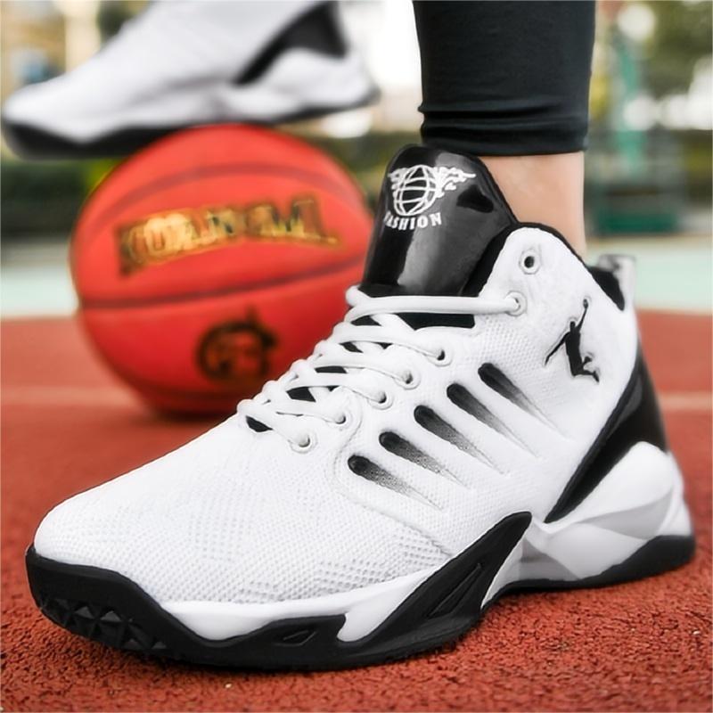 Pantofi de baschet pentru bărbați Amortizare respirabilă Pantofi anti-alunecare Baloncesto Antrenament de sală Pantofi de baschet atletic pentru femei