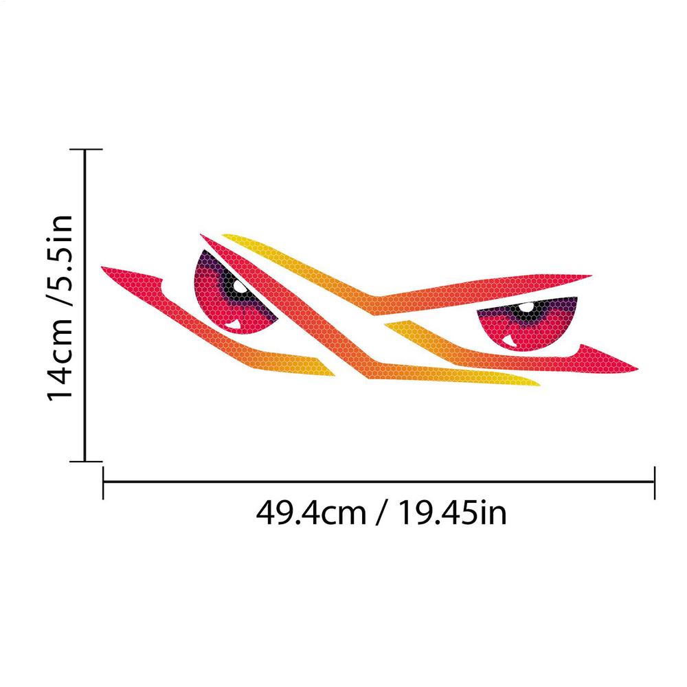 Car Headlight Sticker Light-Transmitting Automotive Stickers Car Body Decoration Vehicle Decorations Scratch-Resistant Window