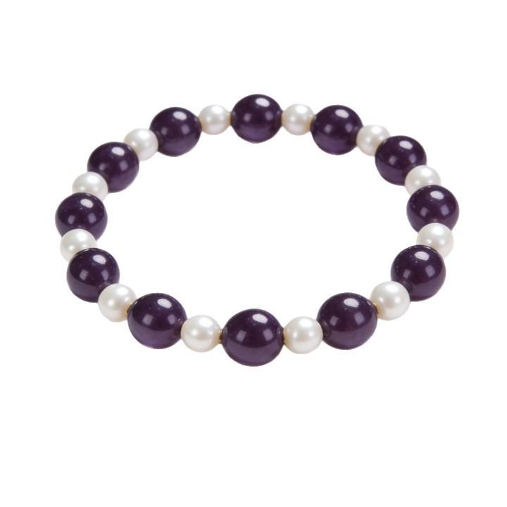 Amethyst Li Fire Nine-Character Pearl Bracelet for Women - 2025 Trendy Style