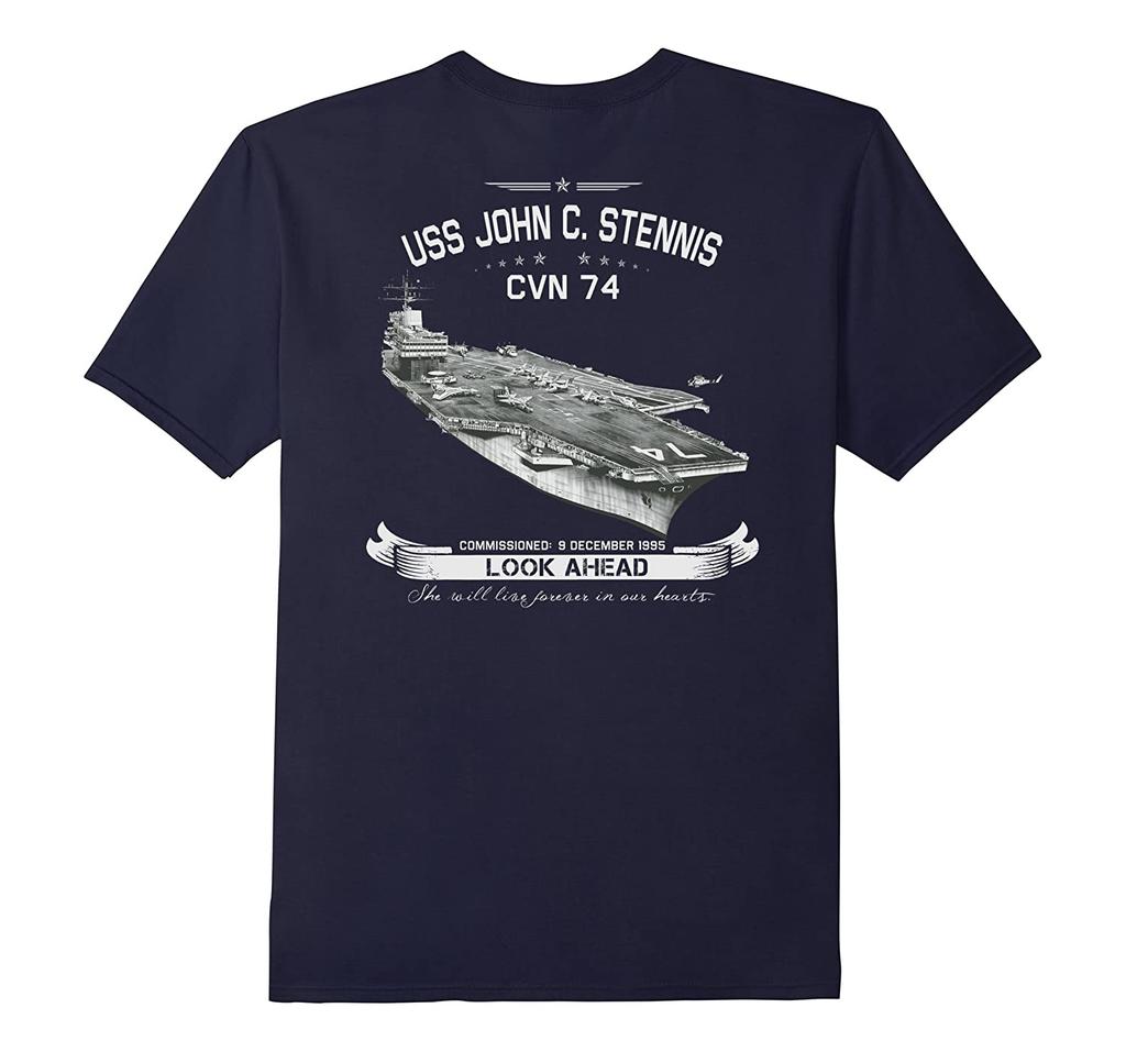 USS John C Stennis CVN74 Aircraft Carrier TShirt Summer Cotton ONeck Short Sleeve Unisexs T Shirt New S3XL