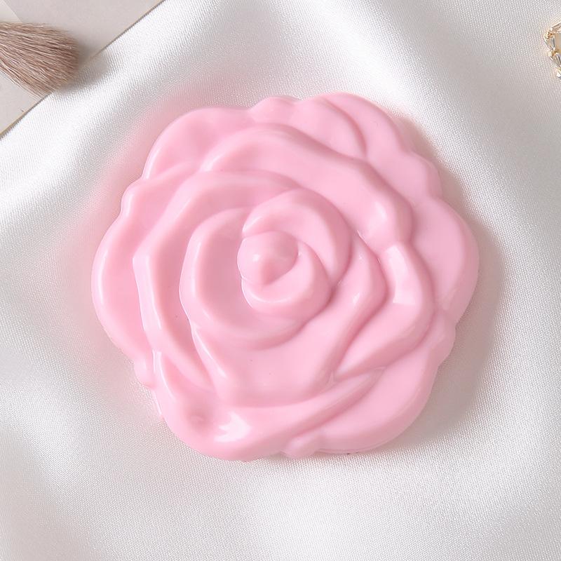 1PC Portable Mini Mirror Retro Rose Flower Small Pocket Makeup Mirror Double Sided Hand Mirrors Compact Cosmetic Beauty Tool