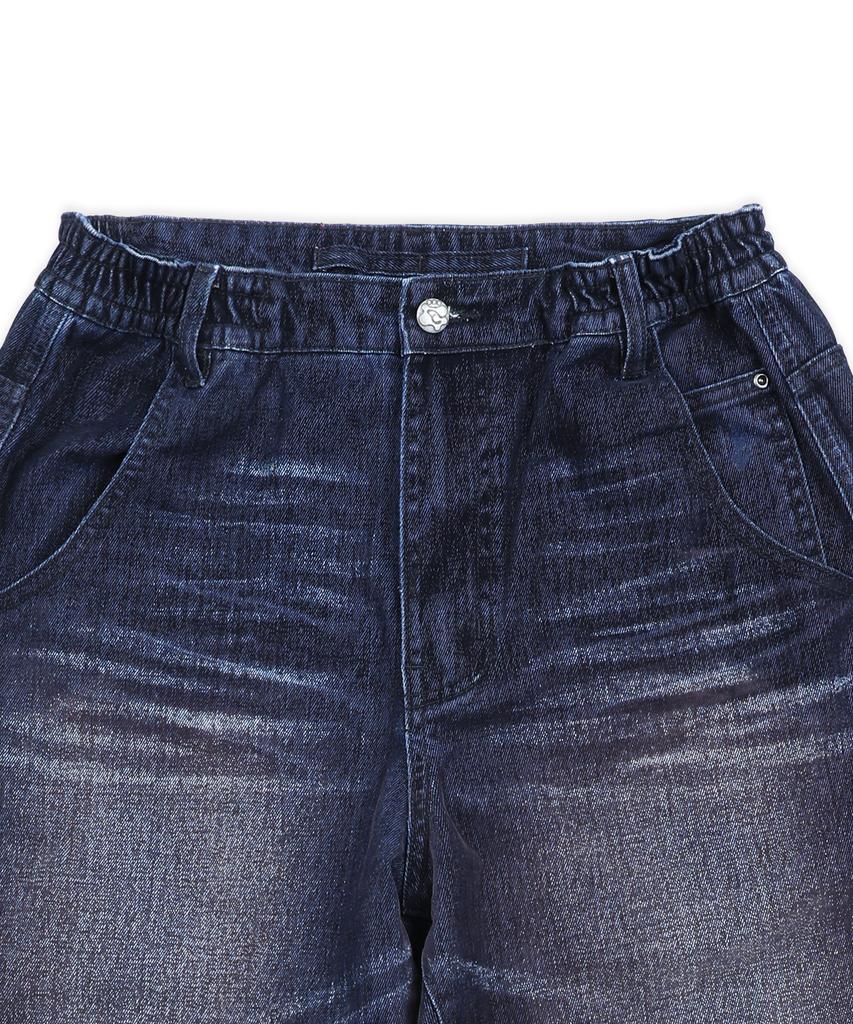 GLACK Gp174 Rusty Washed Wide Pants (Indigo)