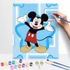 Disney oil painting kit painting art Mickey Mouse bedroom wall decoration handmade diy gift