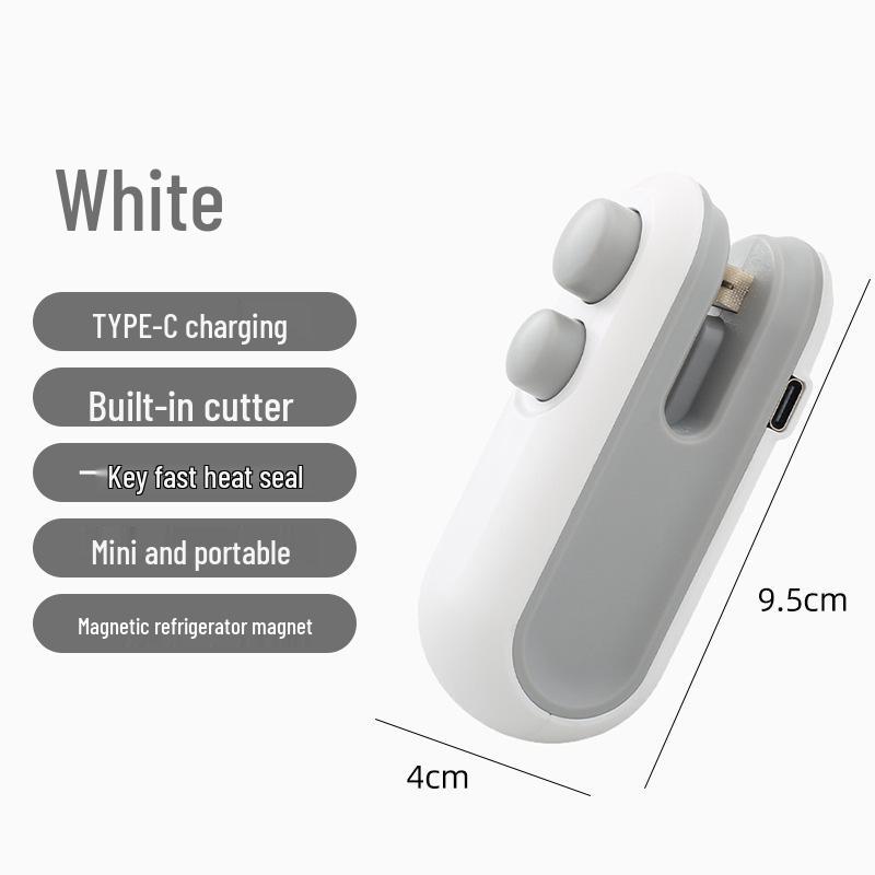 Mini Hand-Pressed Plastic Bag Sealer for Snacks