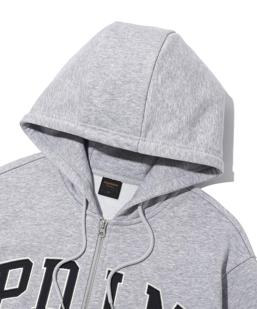 Pendulum Pdlm Logo Zip-Up Hoodie Melange Grey (Lp6Tu147-097)